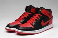 baskets montantes homme nike air jordan 1 retro rouge noir